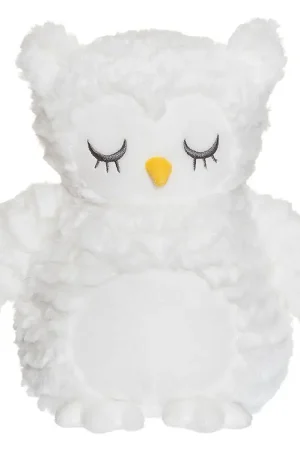 Dagaanbieding Teddykompaniet Verwarmingskussen - Uil - Wit - 23 cm