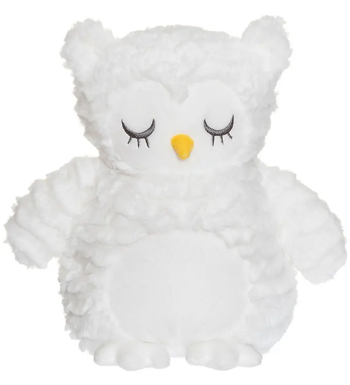 Dagaanbieding Teddykompaniet Verwarmingskussen - Uil - Wit - 23 cm