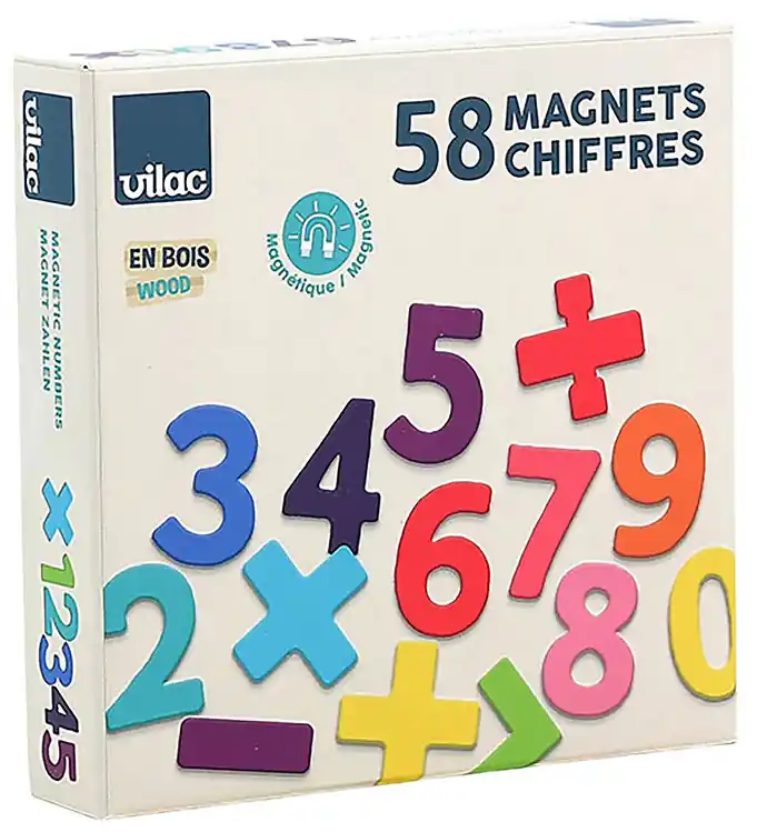 Speciale Aanbieding Vilac Magneten - Hout - Magnetische Nummers