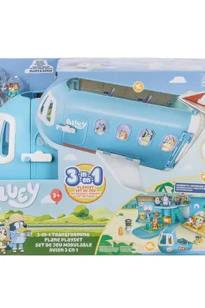 Laatste Versie Bluey Speelset m. Geluid - Transformeerbaar Vlucht -3-in-1