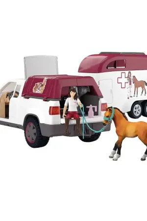 Actieprijs Schleich Horse Club - Mobiel Dierenarts m. Aanhangwagen - 42704