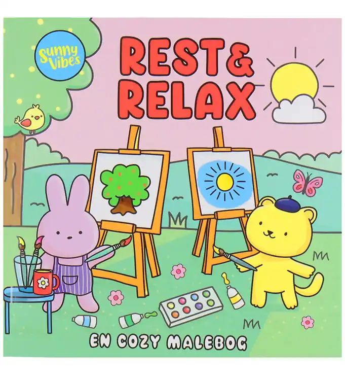 Populair Forlaget Tukan Kleurboek - Cozy Time - Sunny Vibes: Rust & Relax