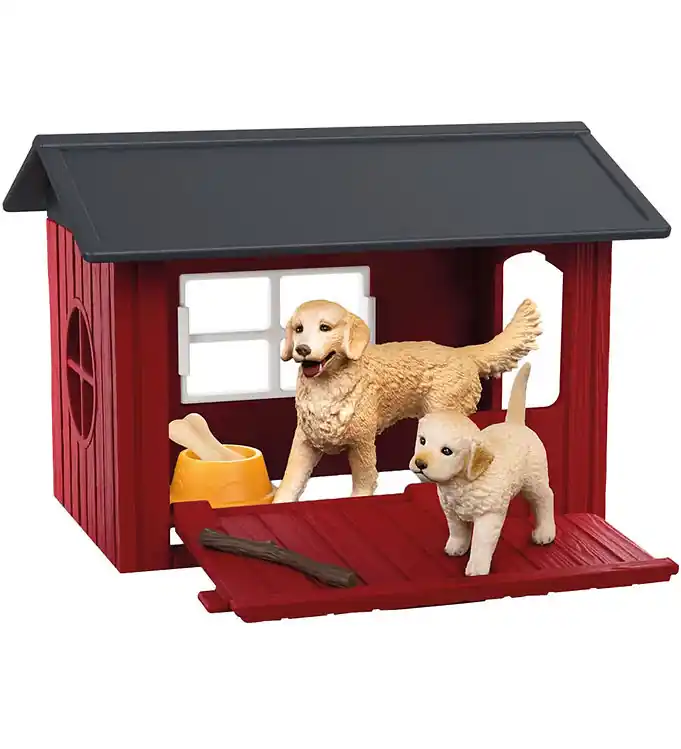Schleich Farm World - Kennel m. 2 Golden Retrievers - 42722 Merkproduct