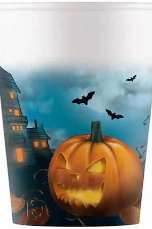 Decorata Party Kartonnen beker - 8-pack - 200ml - Halloween Seizoensaanbieding
