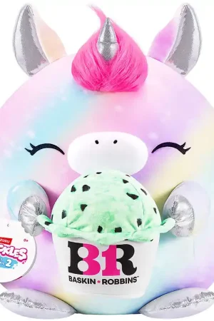 Snackles Knuffel - 35 cm - De Eenhoorn Marty m. Baskin Robbins Goedkoop