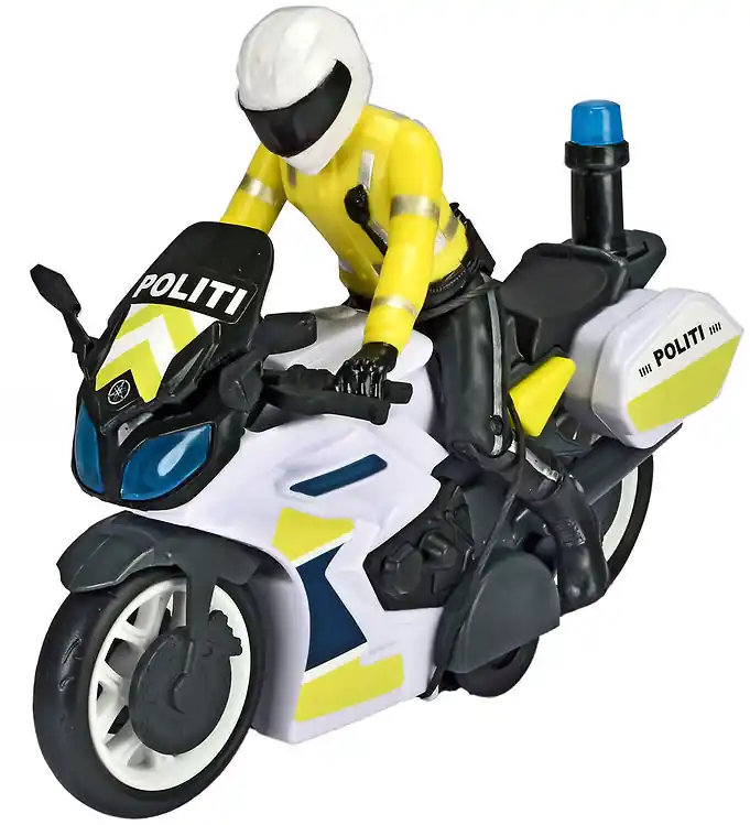 Hoge Kwaliteit Dickie Toys Politiemotor m. Figuur - Yamaha - Licht/Geluid