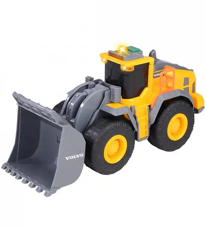 Dickie Toys Werkwagen - Volvo Wiellader - Licht/Geluid Direct Beschikbaar