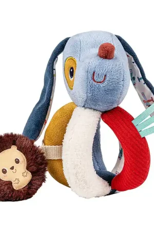 Exclusieve Aanbieding Lilliputiens Rammelaar met handvat - De hond Jules
