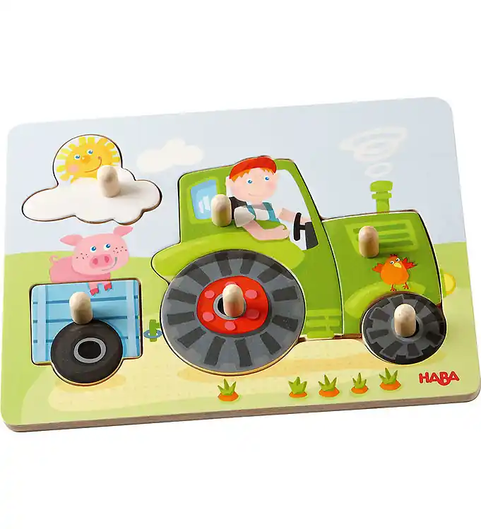 HABA Puzzel - 6 Bakstenen - Hout - Peter's Farm Superprijs