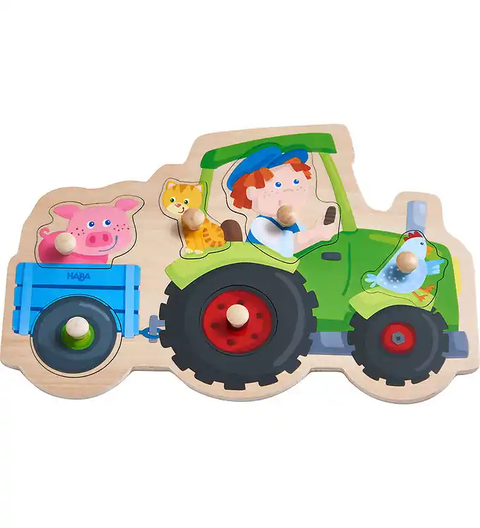 HABA Puzzel - 6 Bakstenen - Hout - Trekker Koop Vandaag