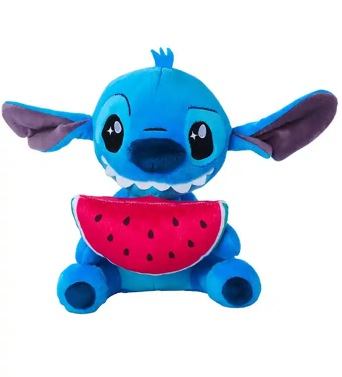 Flitsaanbieding Disney Knuffel - Stitch m. Watermeloen - 25 cm