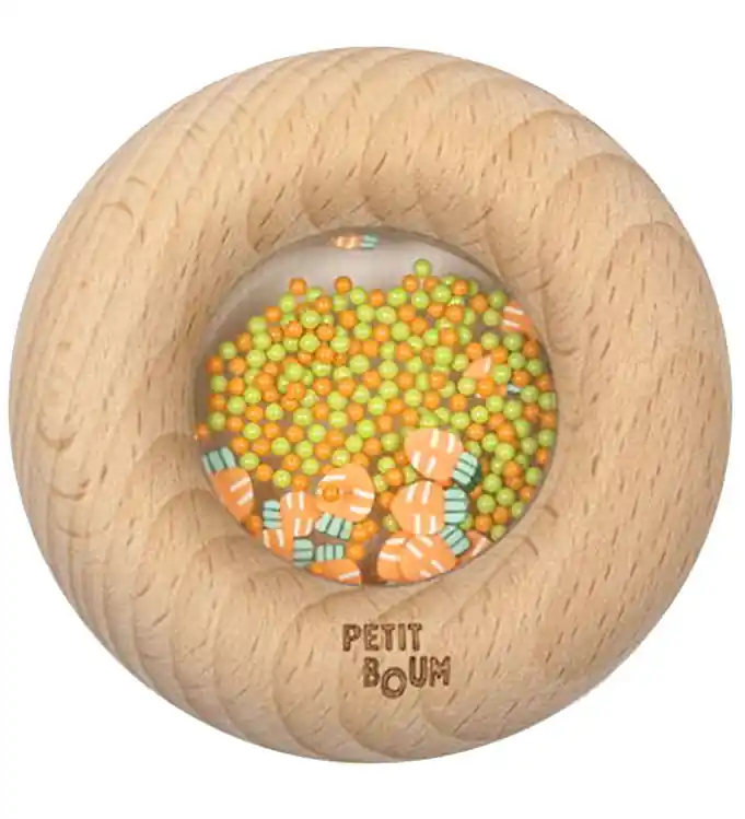 Petit Boum Sensorisch Speelgoed - Hout - Donut - Wortels Superprijs