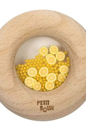 Petit Boum Sensorisch Speelgoed - Hout - Donut - Citroenen Speciale Aanbieding