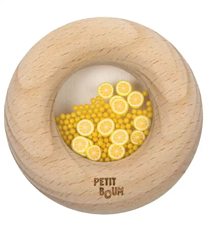 Petit Boum Sensorisch Speelgoed - Hout - Donut - Citroenen Speciale Aanbieding