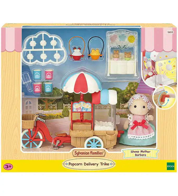 Sylvanian Families - Popcorn Bezorging Trike - 5653 Veilige Betaling