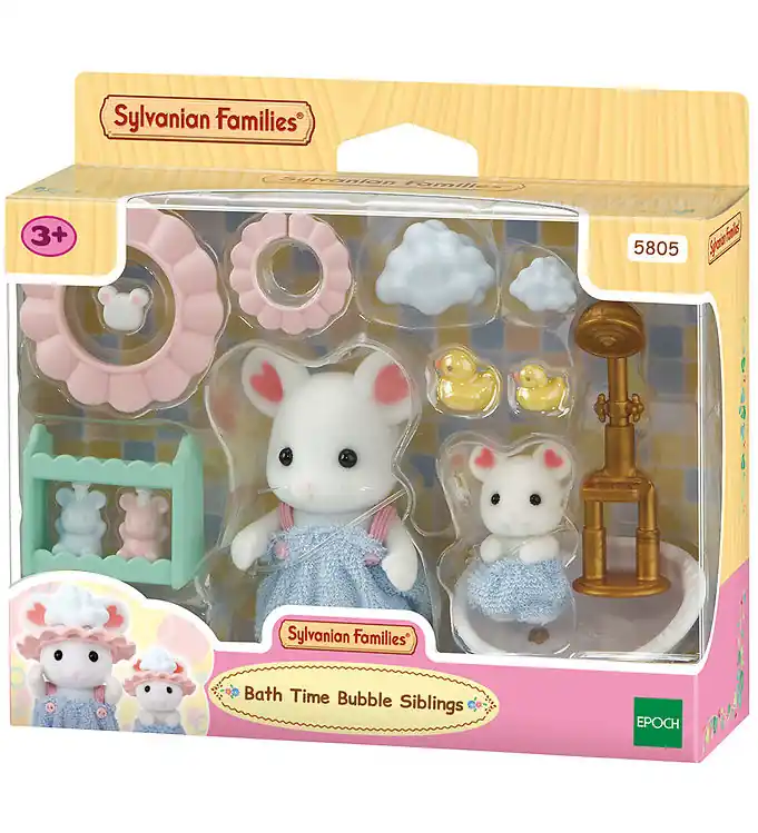 Sylvanian Families - Badtijd Bubble Siblings - 5805 Finale Uitverkoop