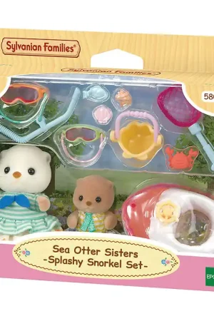 Alleen Vandaag Sylvanian Families - Sea Otter Sisters Splashy Snorkel - 5804