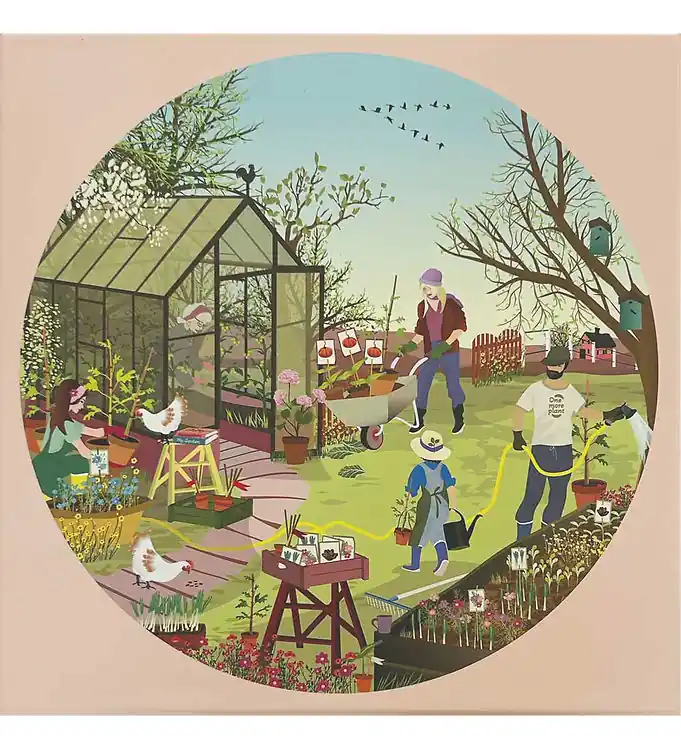 Vissevasse Puzzel - 1000 Bakstenen - 65x65 cm - Spring Gevoel Populair