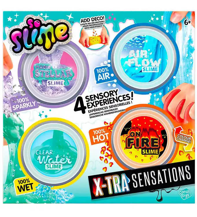So Slime Slime - X-tra Sensations - 4-pack Betrouwbaar