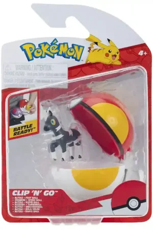 Rechtstreeks Van De Fabrikant Pokémon Figuur - Clip 'N' Go - Blitzle m. Fast Bal