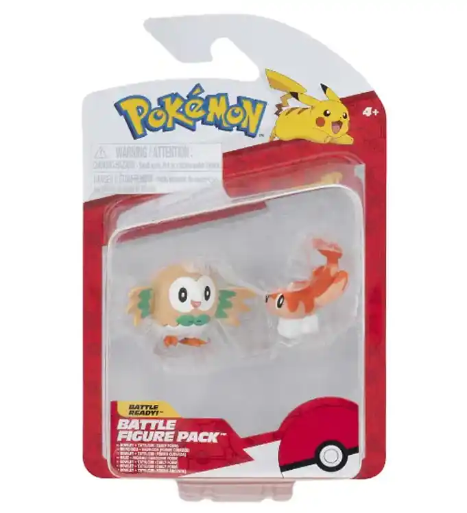 Pokémon Speelfiguren - 2-pack - Battle Figure - Tatsugiri/Rowlet Bestseller