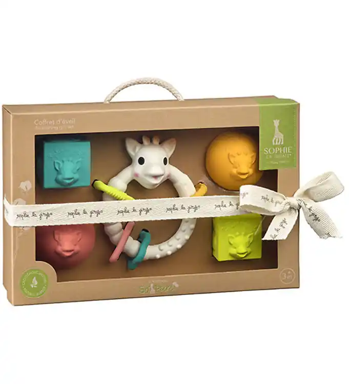 Sophie la Girafe Cadeaubox - Bijtring/Bal/Blok Laatste Versie