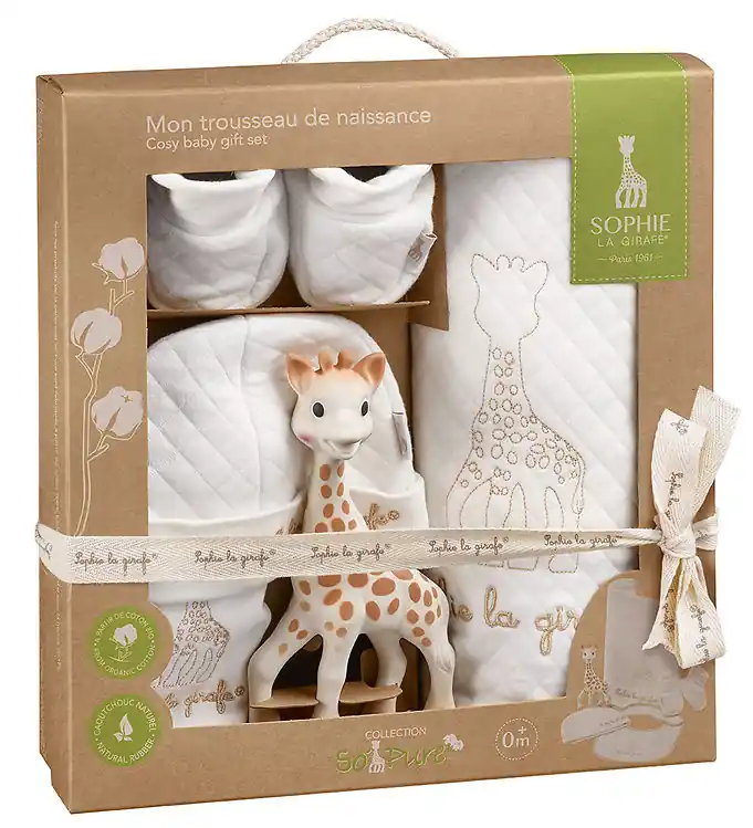 Bestel Nu Sophie la Girafe Cadeaubox - My Geboorte-outfit - So Pure