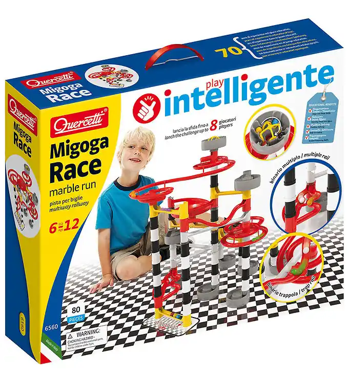 Quercetti Knikkerbaan - Migoga RaceMiga - 80 Onderdelen Hete Deal