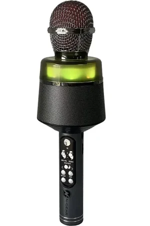 N-Gear Microfoon m. Licht - Draadloos - Star Mic 100 - Space Gre Exclusieve Aanbieding