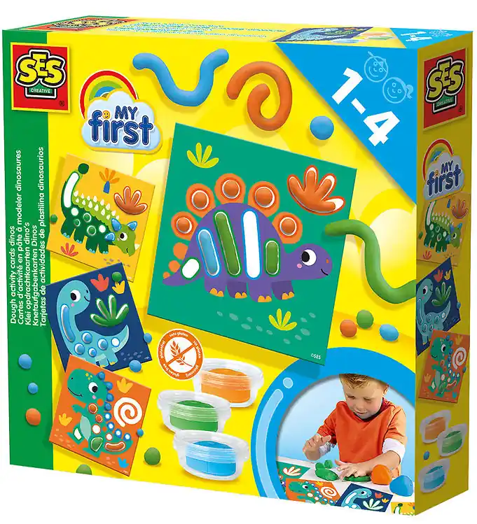 Laatste Versie SES Creative - Mijn eerste - Speelklei - Dinosaurussen