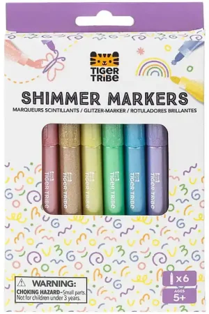 Bestel Nu Tiger Tribe Markers - Shimmer Markeringen - 6 stk
