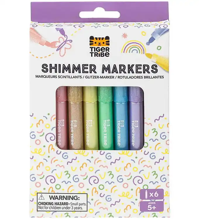 Bestel Nu Tiger Tribe Markers - Shimmer Markeringen - 6 stk