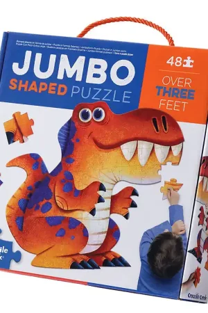 Crocodile Creek Puzzel - 48 Bakstenen - Jumbo Dinosaur Alleen Vandaag