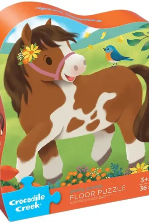 Koopje Crocodile Creek Puzzel - 36 Bakstenen - Mooie pony's