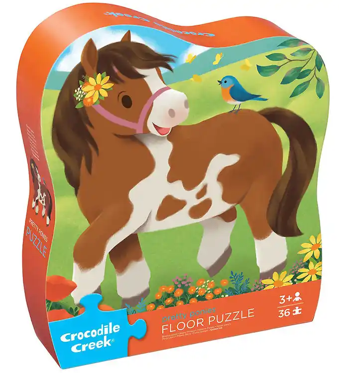 Koopje Crocodile Creek Puzzel - 36 Bakstenen - Mooie pony's