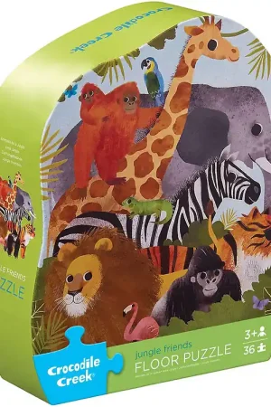 Crocodile Creek Puzzel - 36 Bakstenen - Jungle Friends Korting