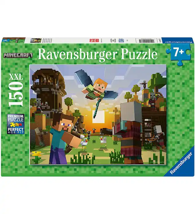 Weekendaanbieding Ravensburger Puzzel - 150 Bakstenen - Minecraft Architectuur en