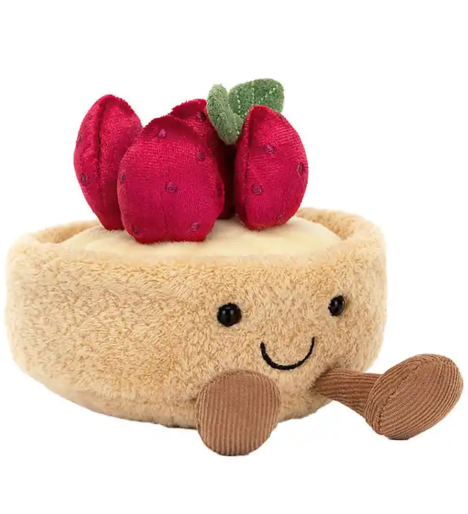Koopje Jellycat Knuffel - 11x10 cm - Amuseables Fleurette Tarte Aux Fra