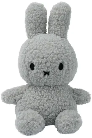 Bon Ton Toys Knuffel - 23 cm - Miffy ECO Teddy - Light Grey Beperkte Voorraad