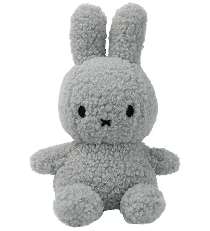 Bon Ton Toys Knuffel - 23 cm - Miffy ECO Teddy - Light Grey Beperkte Voorraad