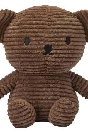 Betrouwbaar Bon Ton Toys Knuffel - 17 cm - Boris Bear ECO Corduroy - Bruin