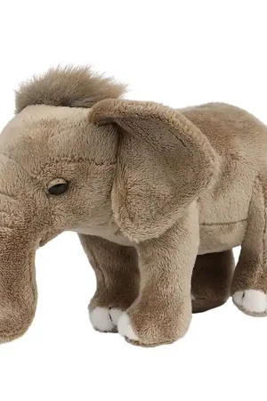 Bon Ton Toys Knuffel - 18 cm - WWF Afrikaans Elephant - Grijs Favoriet