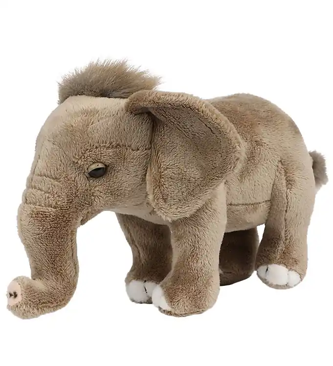 Bon Ton Toys Knuffel - 18 cm - WWF Afrikaans Elephant - Grijs Favoriet