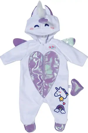Baby Born Poppenkleding - Eenhoorn Jumpsuit - 43 cm Direct Verzonden