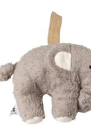 Sebra Knuffel - Olifant - 14 cm - Grijs Beperkt Aanbod