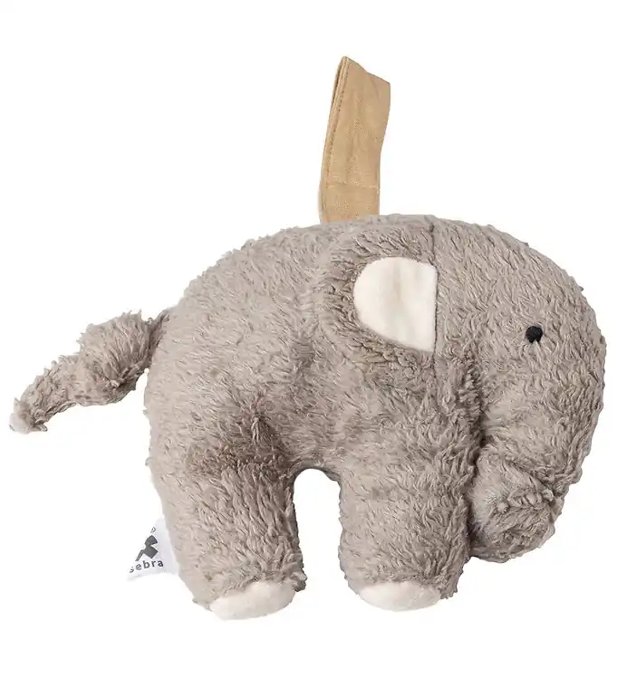 Sebra Knuffel - Olifant - 14 cm - Grijs Beperkt Aanbod