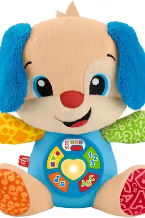 Fisher-Price Knuffel m. Geluid - 28 cm - Lachen & Leren Smart St Nieuw