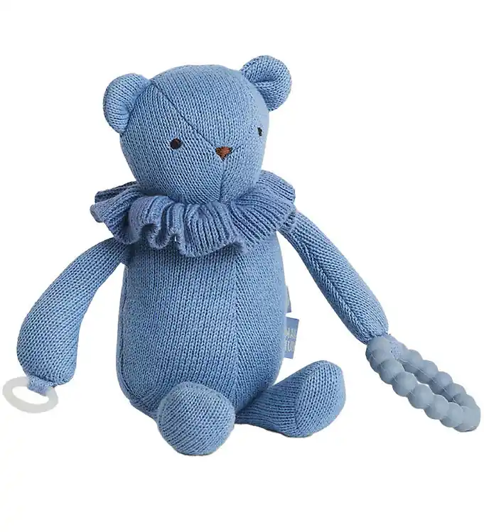 Smallstuff Activiteiten Speeltje - Gebreid - 17 cm - Blue Korting