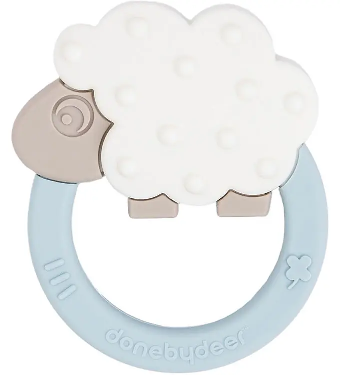 Done by Deer Bijtring - Schapen - Sheepy Blue Favoriet