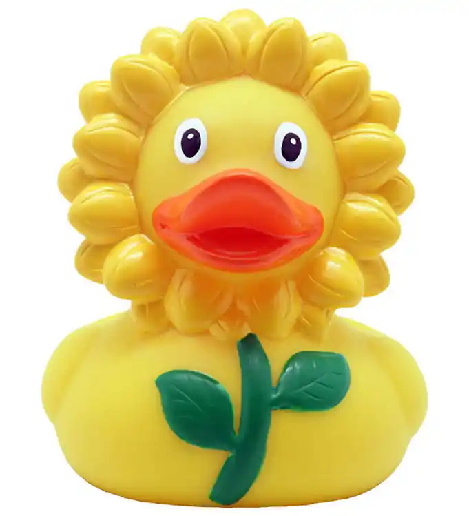 Rubber Eend - Zonnebloem Gereduceerde Prijs
